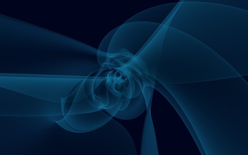 blue abstract wave design