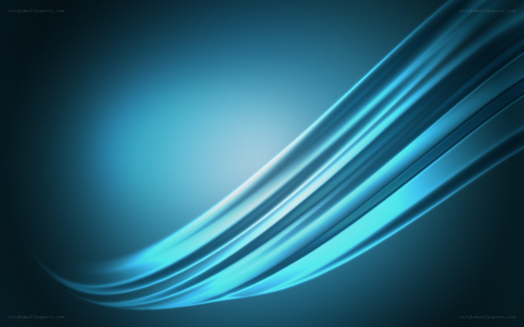 blue abstract wave design