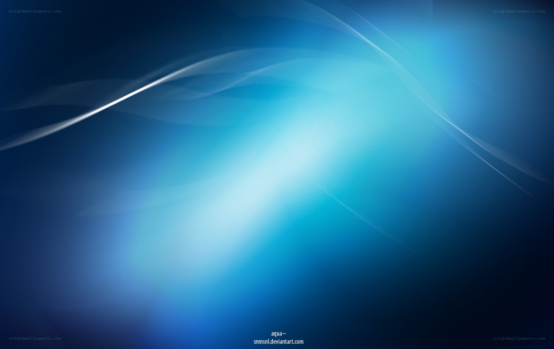 blue abstract wave design