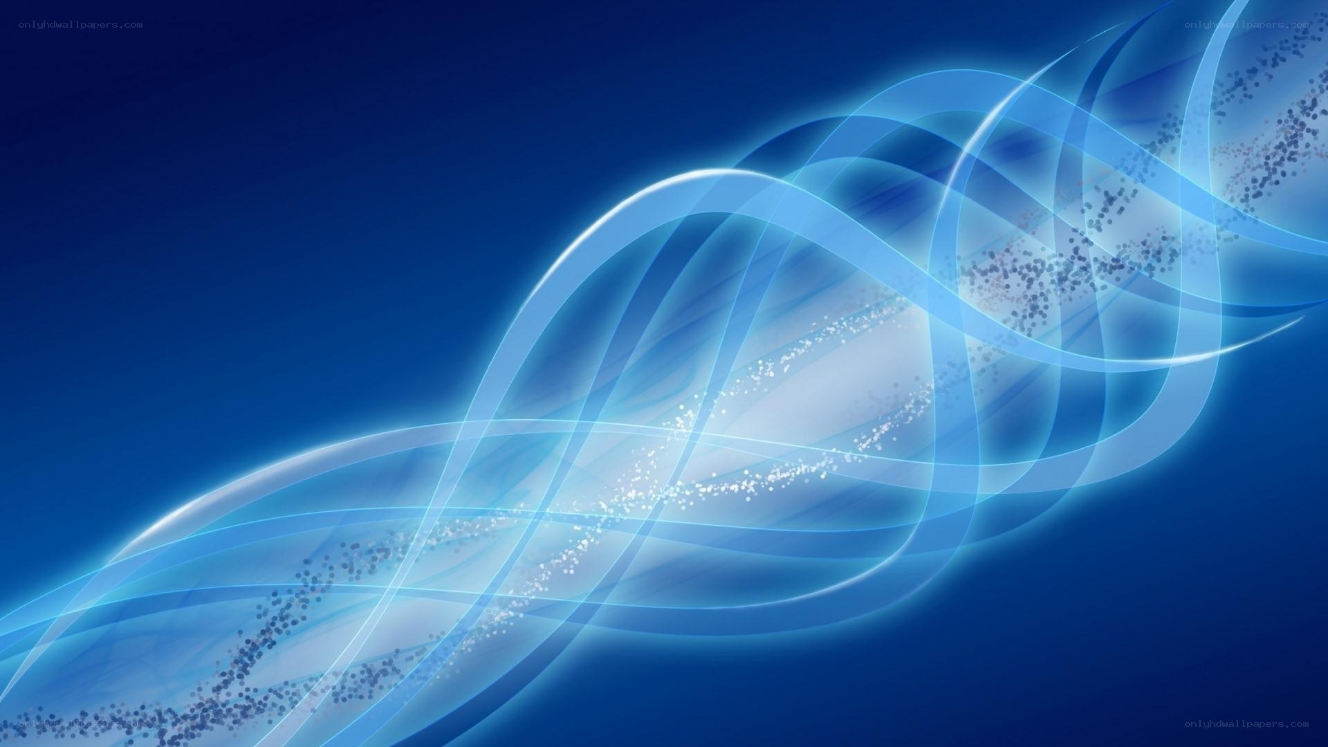 blue abstract wave design