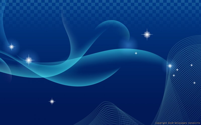Blue abstract wave design