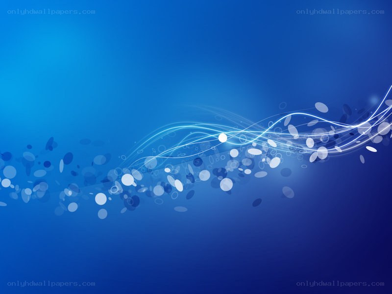 blue abstract wave design
