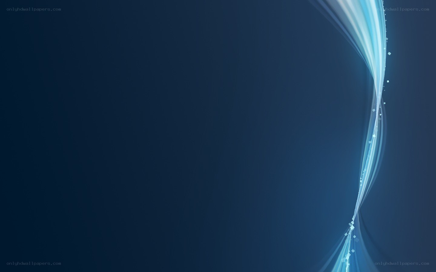 blue abstract wave design