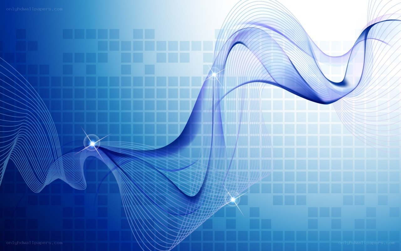 blue abstract wave design