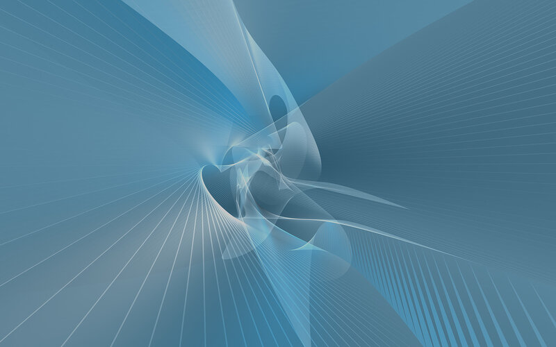 blue abstract wave design