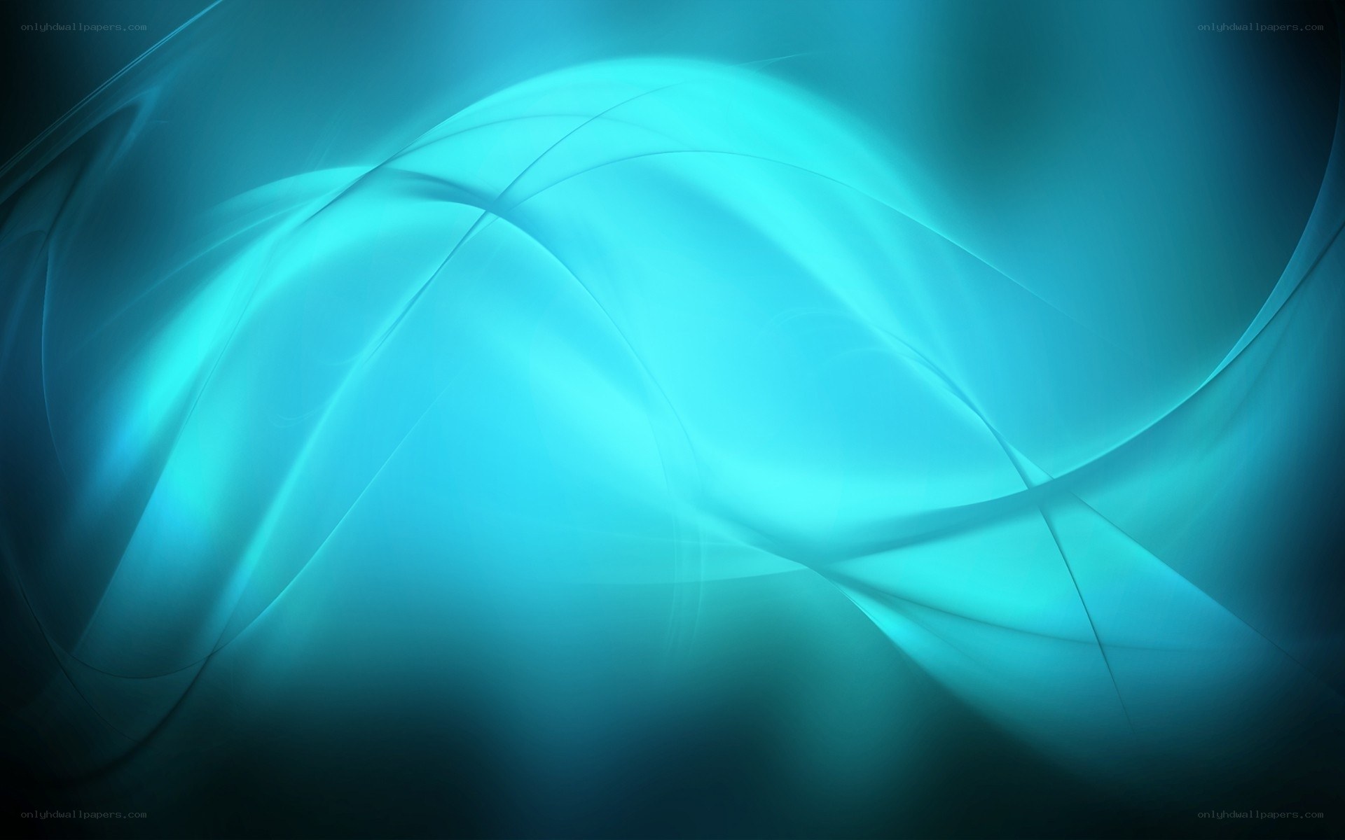 Blue abstract wave design