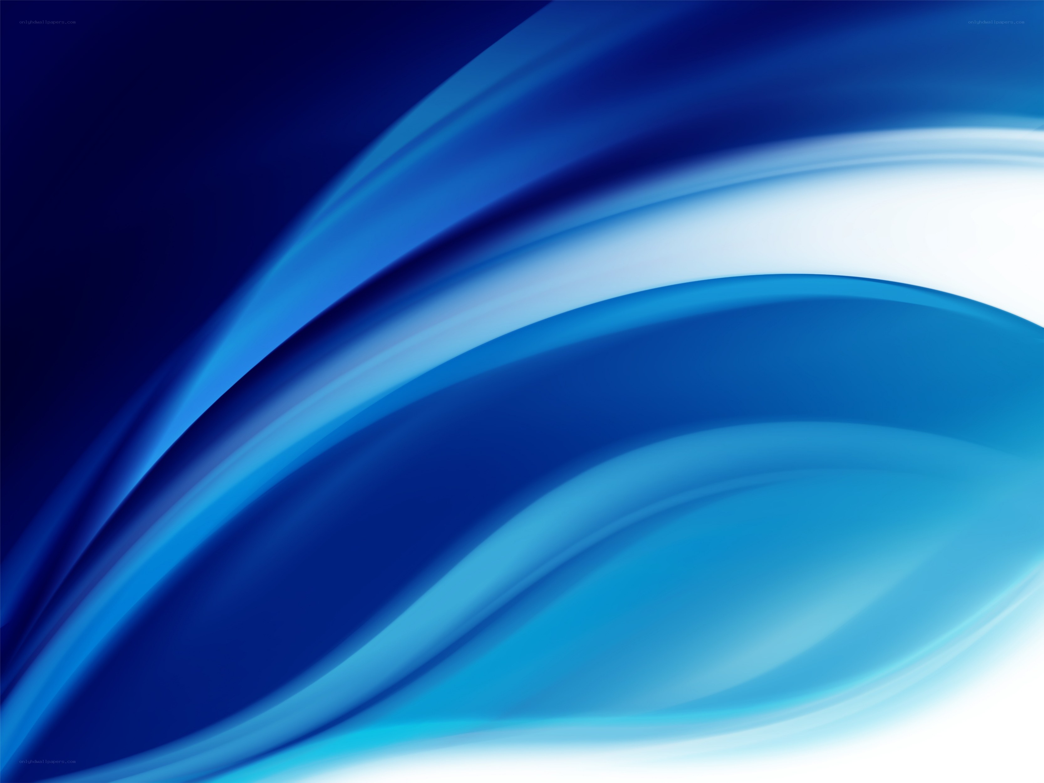 Blue abstract wave design