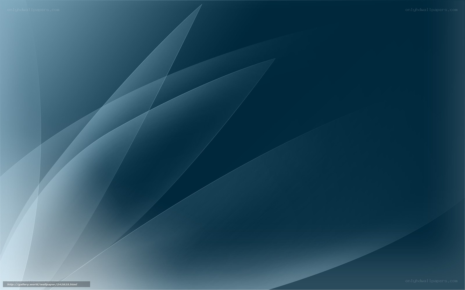 blue abstract wave design