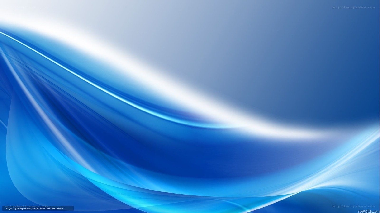 blue abstract wave design