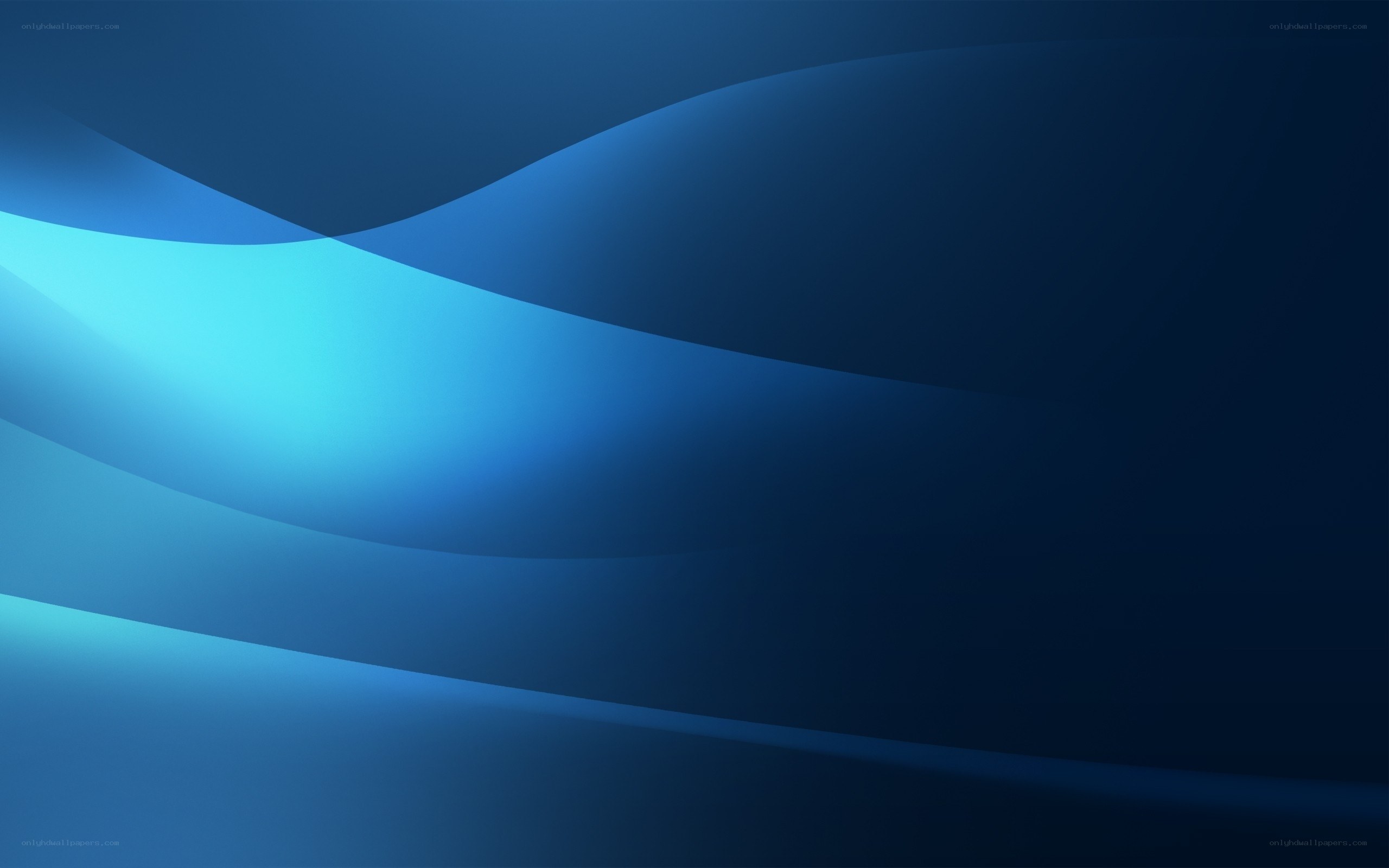 Blue abstract wave design