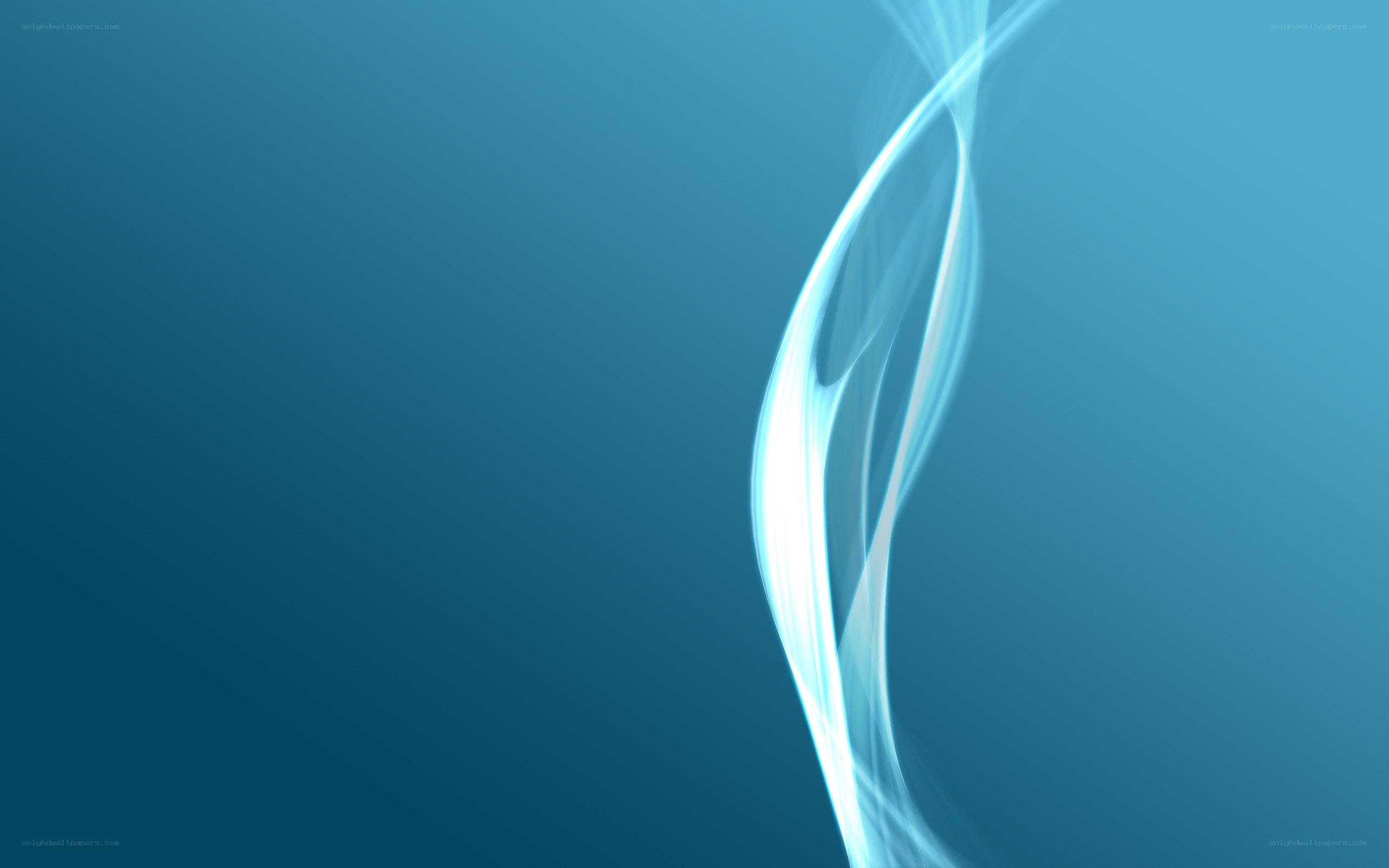 Blue abstract wave design