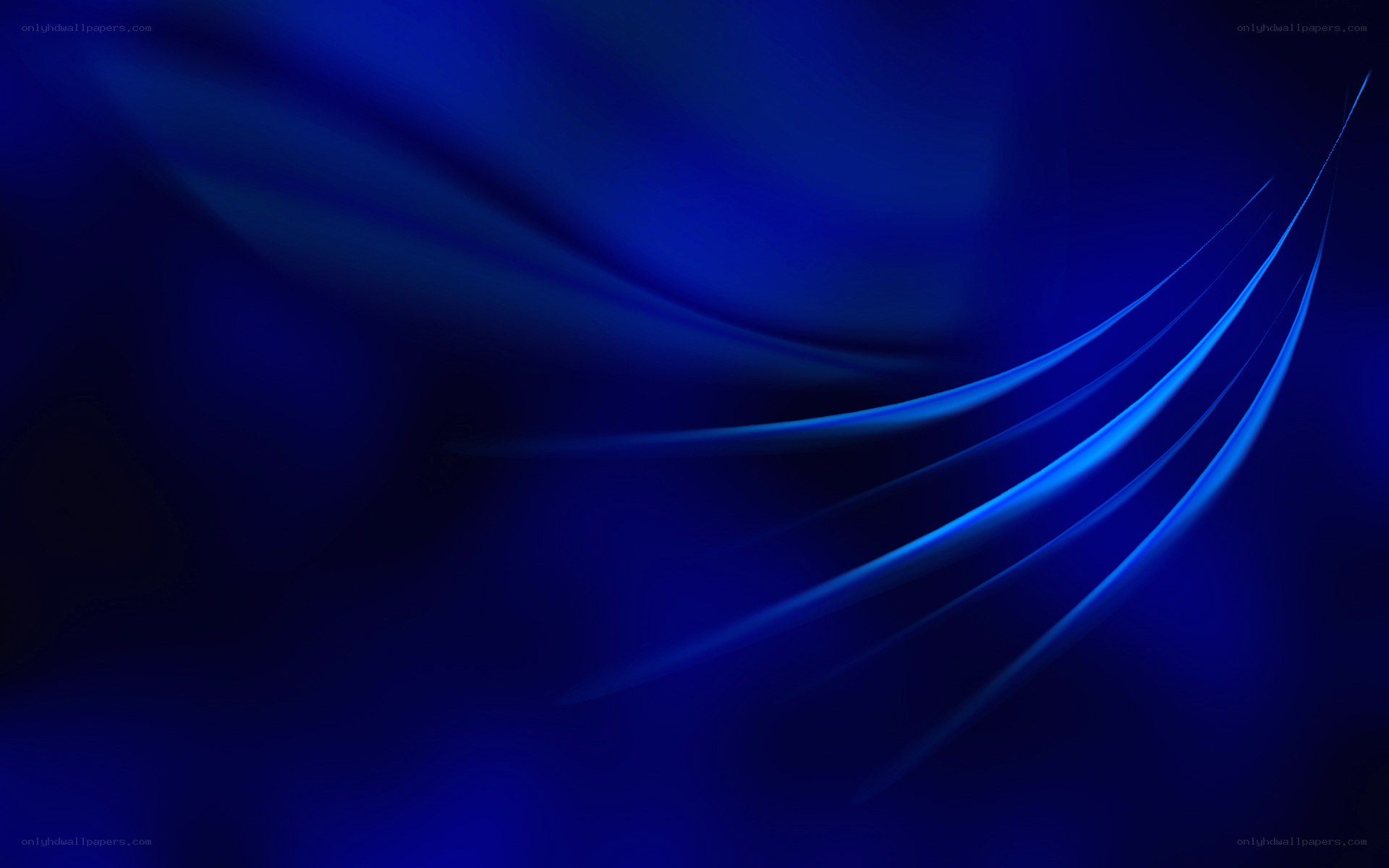 Blue abstract wave design