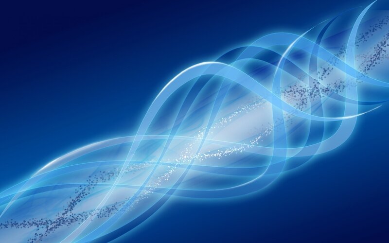 Blue abstract wave design
