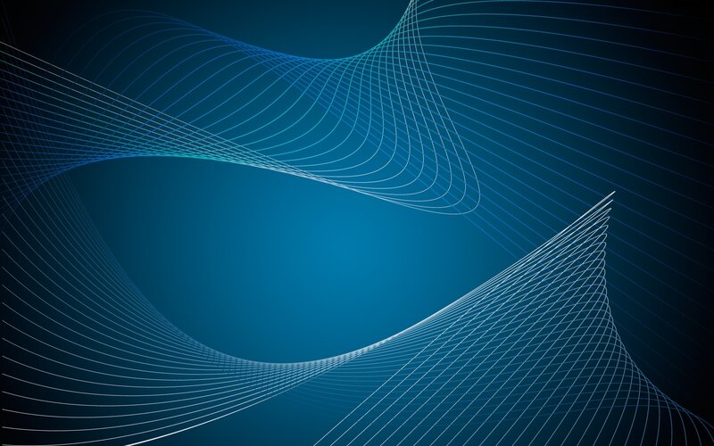 blue abstract wave lines