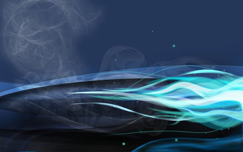 blue abstract wave motion