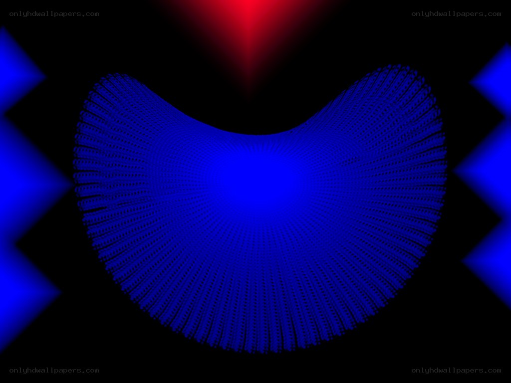 blue abstract wave pattern