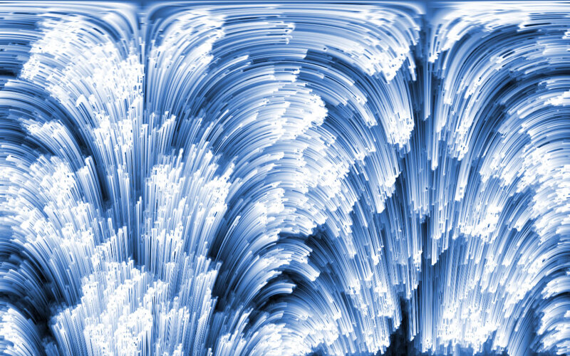 blue abstract wave pattern
