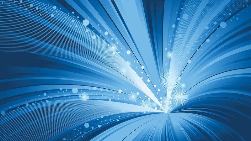 Blue Abstract Wave Pattern — Dynamic, Lines