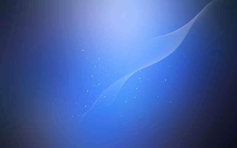 Blue Abstract Wave — Serene, Particles