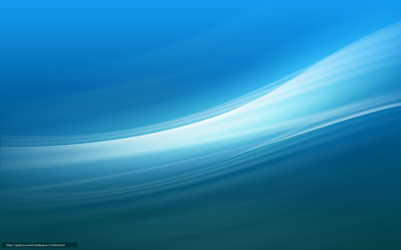 Blue Abstract Wave — Serene