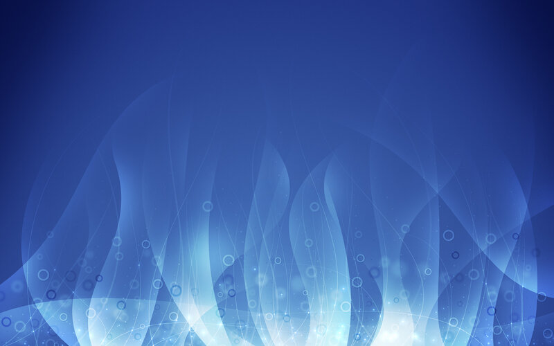 Blue Abstract Waves — Calm, Circles