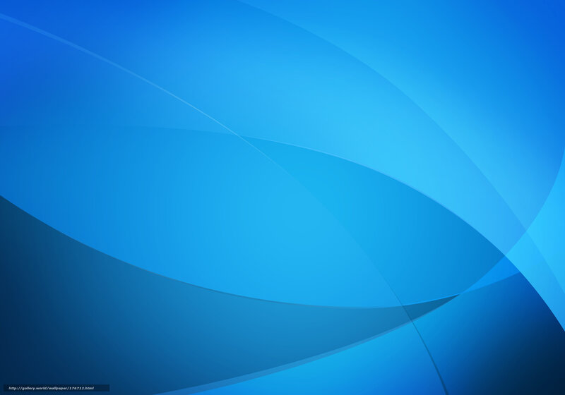 Blue Abstract Waves — Calm, Gradient