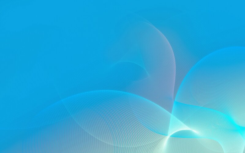 Blue Abstract Waves — Calm, Grid Lines