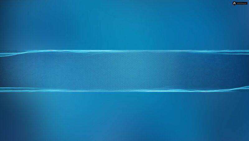 Blue Abstract Waves — Calm, Grid Pattern
