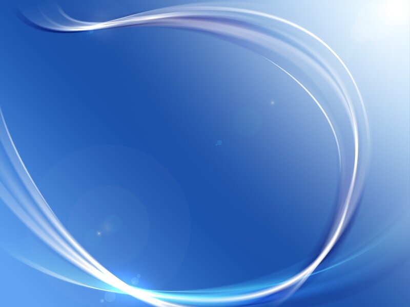 Blue Abstract Waves — Calm, Light Streaks