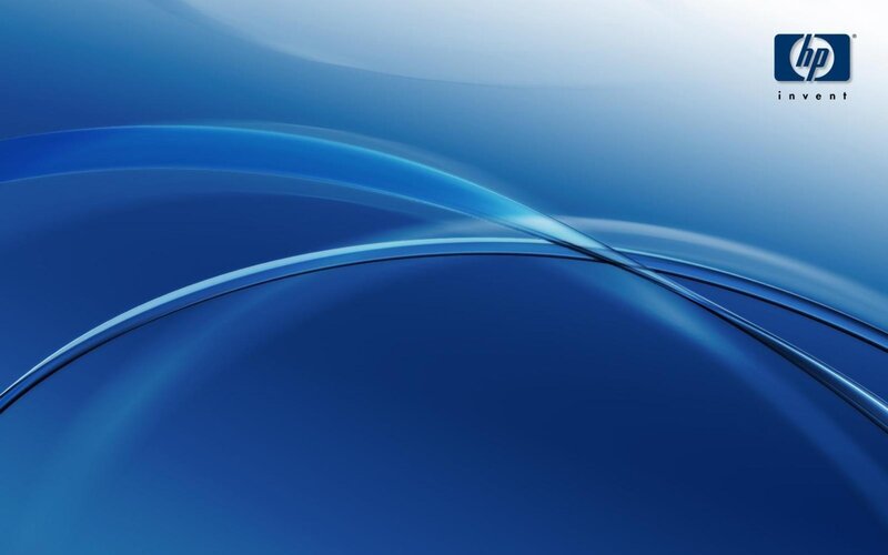 Blue Abstract Waves — Calm, Logo, Text