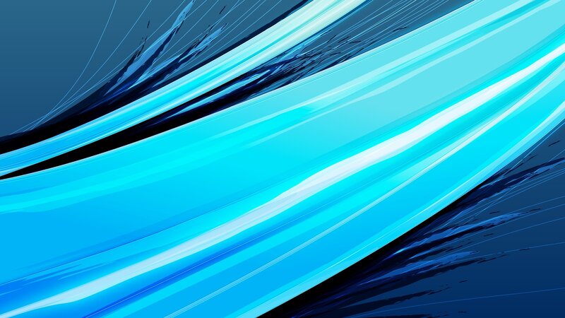 Blue Abstract Waves — Dynamic