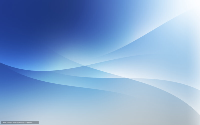 Blue Abstract Waves — Serene, Gradient