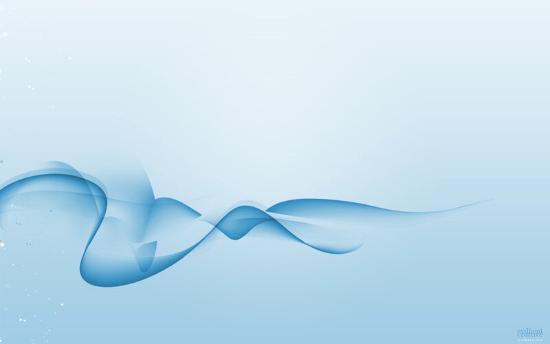 Blue Abstract Waves — Serene, Particles