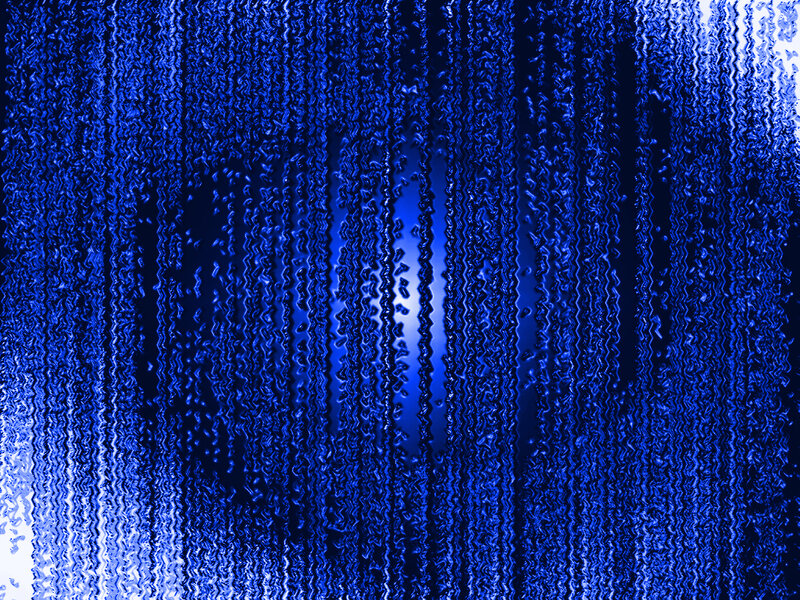 blue abstract wavy pattern