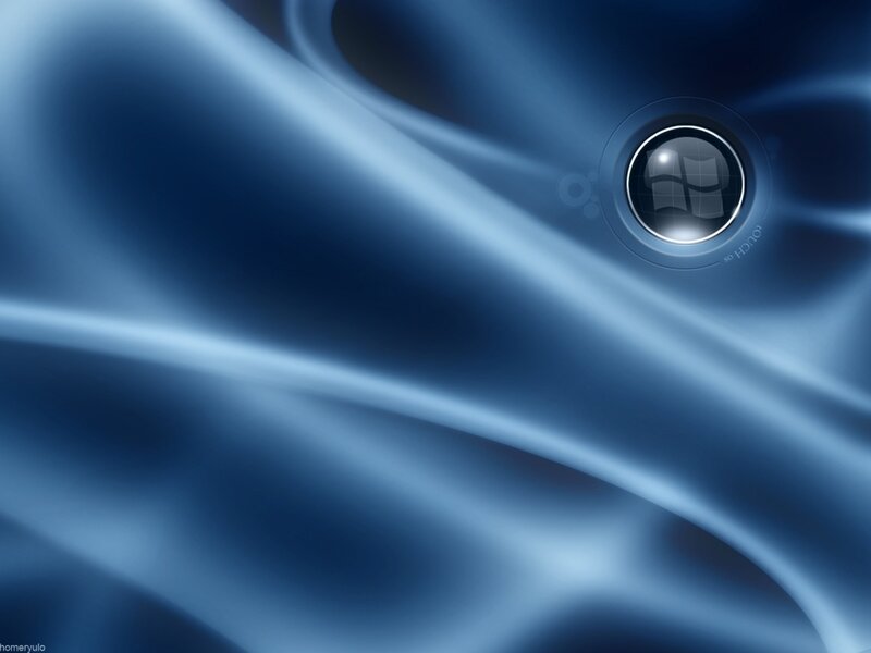 Blue abstract Windows wallpaper