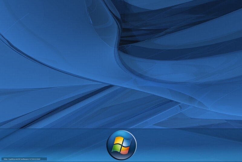Blue abstract Windows wallpaper