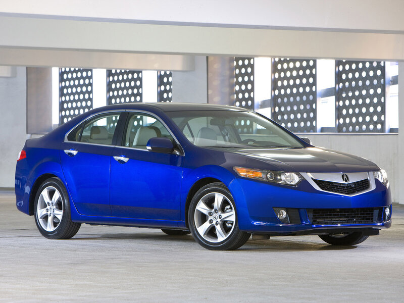 Blue Acura ILX sedan