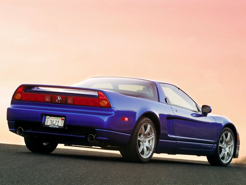 Blue Acura NSX — Serene