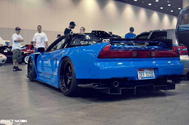 Blue Acura NSX