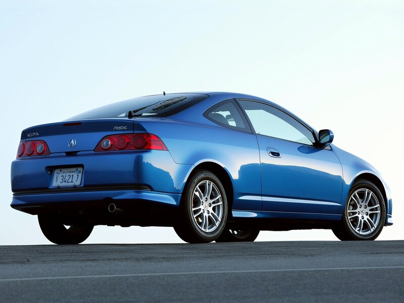 Blue Acura RSX Coupe — Neutral