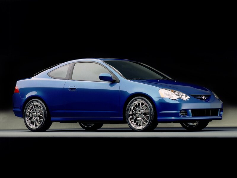 blue acura rsx coupe