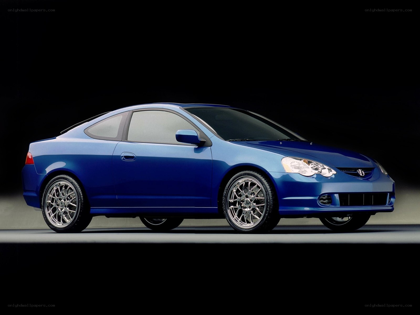 blue acura rsx coupe