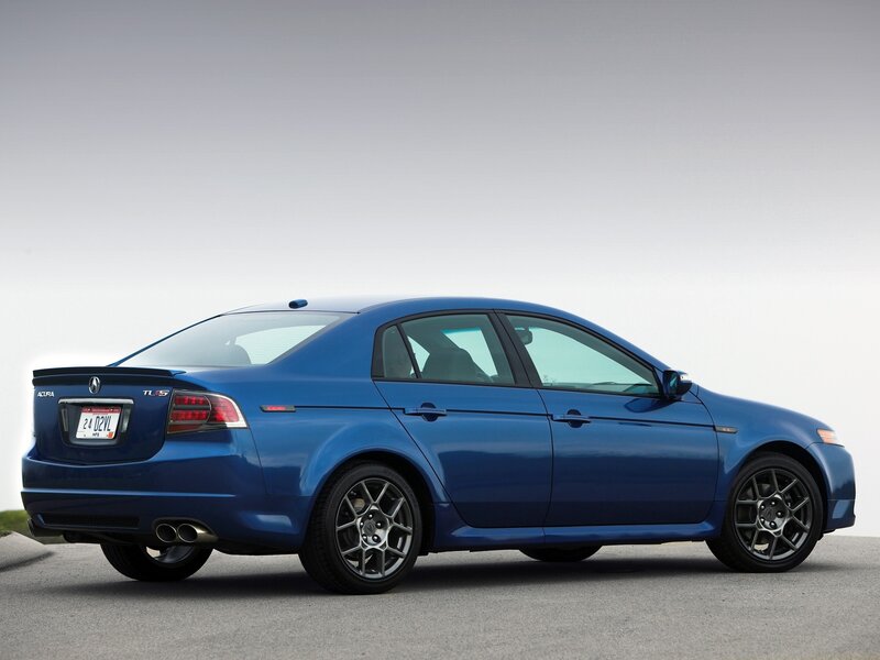 Blue Acura Tl-s Sedan — Neutral