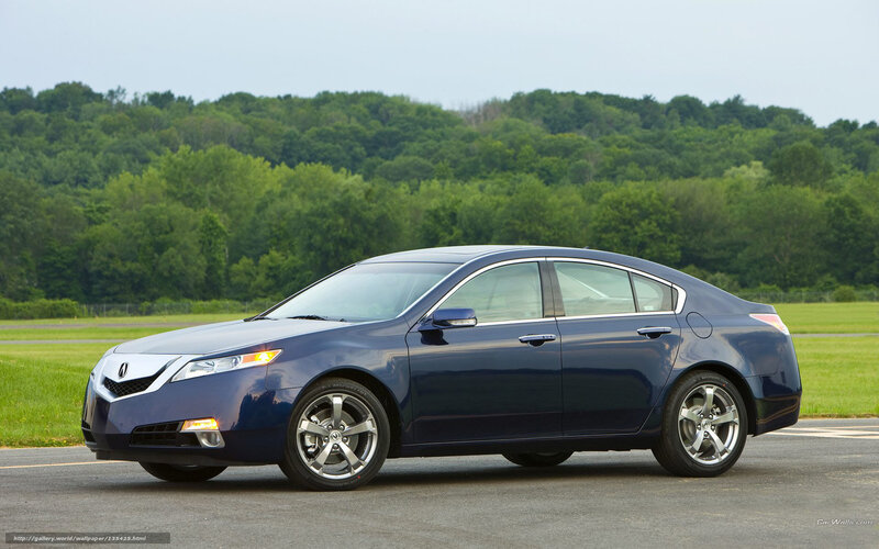 Blue Acura TL Sedan — Calm