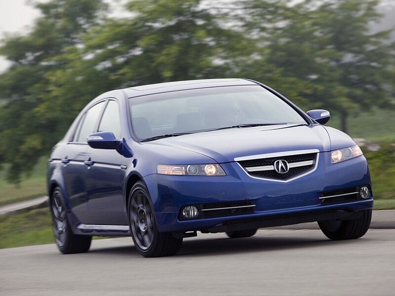 Blue Acura TL Sedan — Dynamic