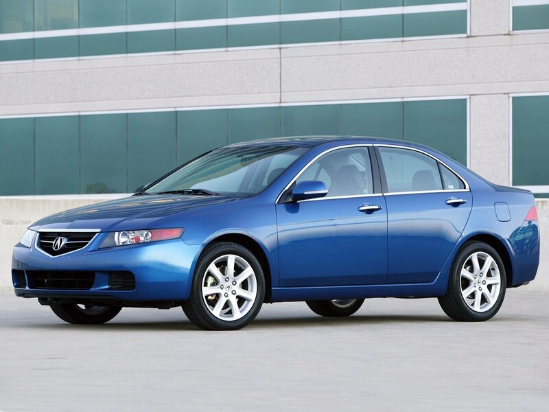 Blue Acura TL Sedan — Neutral, Afternoon