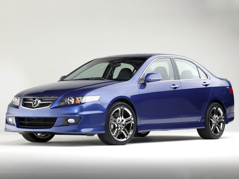 Blue Acura TL Sedan — Neutral