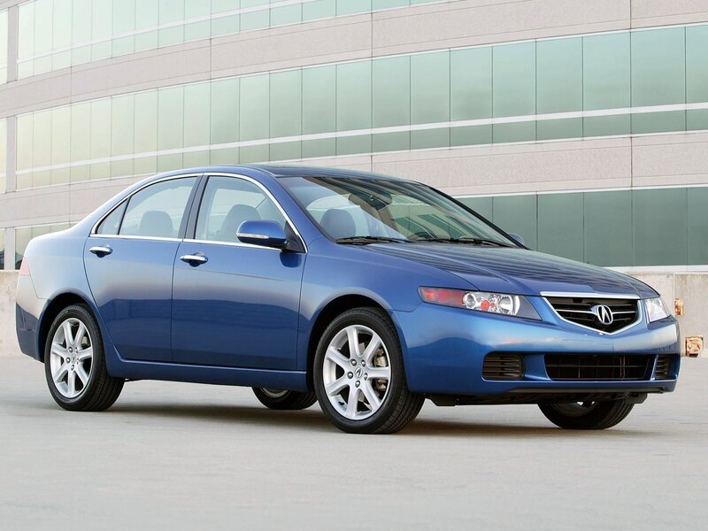 Blue Acura TSX Sedan — Neutral, Afternoon