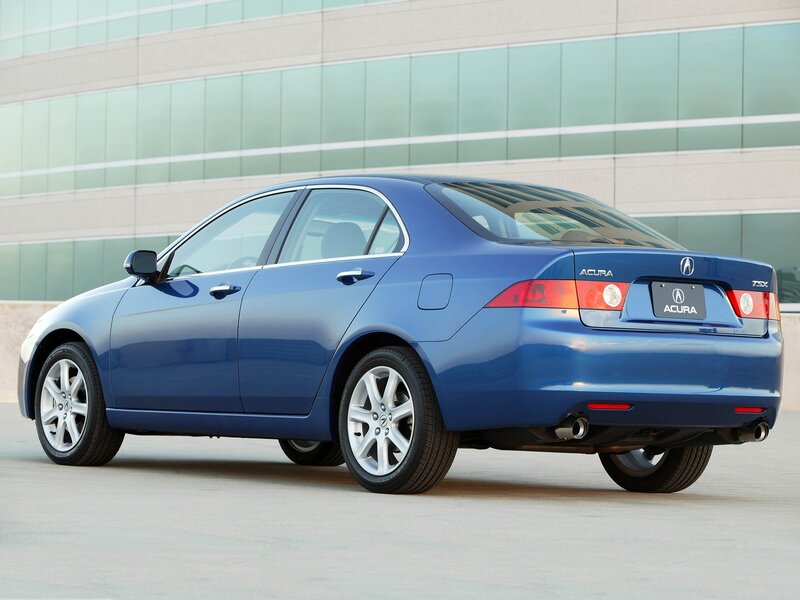 Blue Acura Tsx Sedan — Neutral