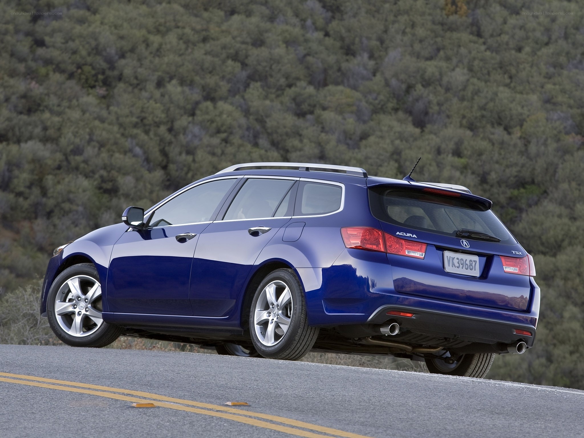 blue acura tsx station wagon